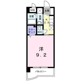福岡県北九州市八幡西区割子川2【マンション】の間取り