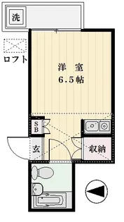青山ハイツ【2階】の間取り