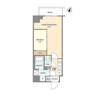 プラート宮坂【2階】の間取り