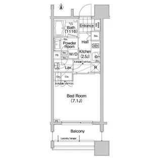 コンフォリア笹塚【2階】の間取り
