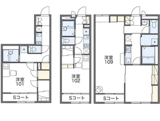 レオパレスヴィラノーバII【2階】の間取り