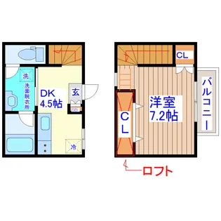 T・Kコーポの間取り