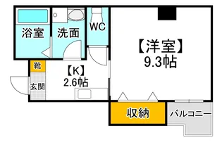 ミルフォード定森II【8階】の間取り