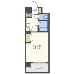 エイペックス天神橋I【6階】の間取り