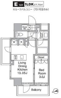 東京都目黒区目黒2【マンション】の間取り