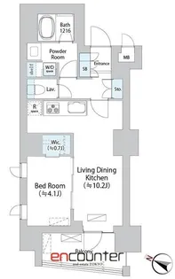 イストワール阿佐ヶ谷【5階】の間取り
