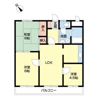 メゾン北初富【2階】の間取り
