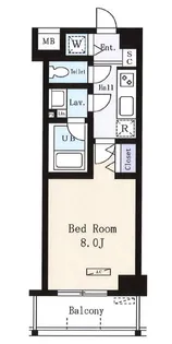 ドゥーエ向島【7階】の間取り