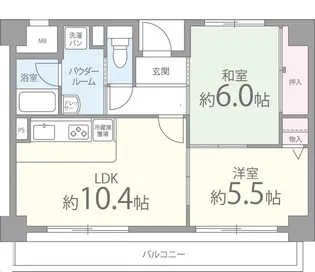 21世紀ペガサス3【4階】の間取り