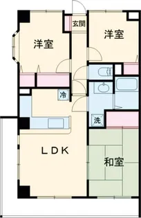 シティーハイム21【2階】の間取り