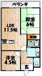 第4共立ビル【5階】の間取り