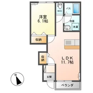 ピュアステージ【1階】の間取り