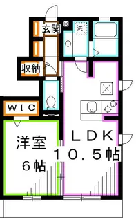メゾンアンソレーエ【1階】の間取り