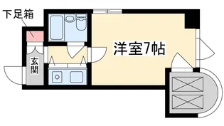 ミフネセントラルベア新大阪【5階】の間取り