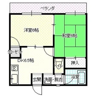 シャトレー春日【2階】の間取り