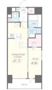 RobustCourt【9階】の間取り