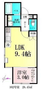 仮)BAU宮町1号棟【1階】の間取り