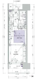 プレサンス グラン 丸の内【11階】の間取り