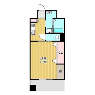 ラフィネ豊中南【5階】の間取り
