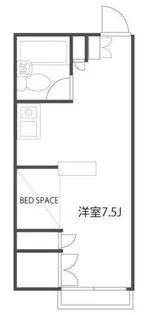 キャンパスクラブ【1階】の間取り