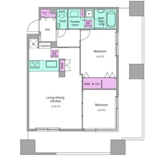 麹町プレイス【11階】の間取り