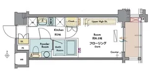 マスターズコート木場公園クレール【8階】の間取り