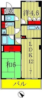 パーク・ノヴァ柏【2階】の間取り