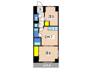 ピアコート【2階】の間取り