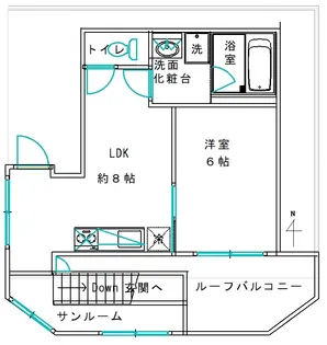 小豆沢ビル【3階】の間取り
