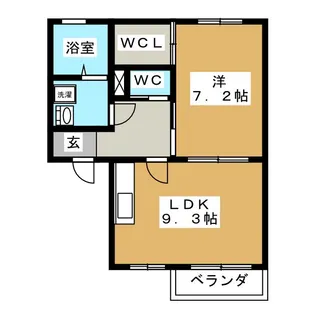 Home’like あんず【2階】の間取り