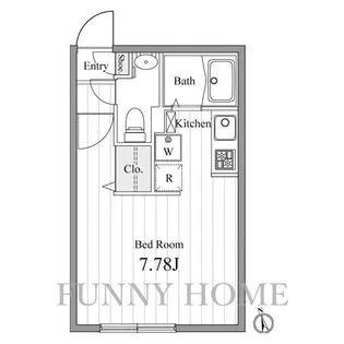 ZESTY松陰神社II【2階】の間取り