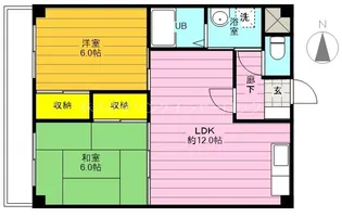 ピュアコート幸町【3階】の間取り