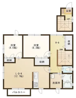 シャーメゾン77【2階】の間取り