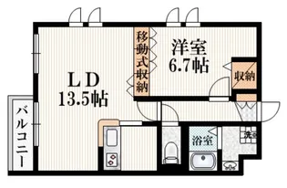 レッドパイン【3階】の間取り