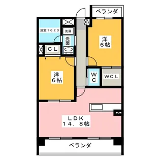 Benvenuto牛野通【1階】の間取り