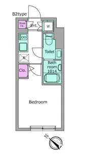 ラクラス南行徳【2階】の間取り