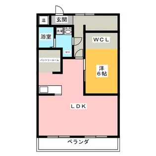MKタウン江場 A棟【5階】の間取り