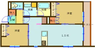 オグリーヴ【1階】の間取り