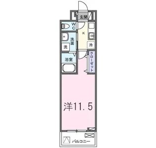 たばさはうすII【3階】の間取り