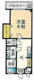 第1栗原マンション【1階】の間取り