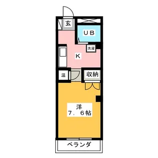 ムーンシャイン【2階】の間取り