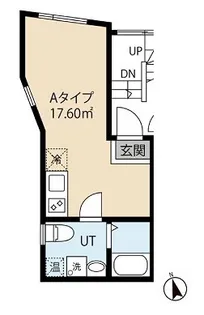 プレミア八幡山【1階】の間取り