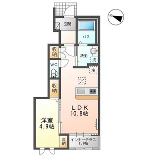 cozy+(コージープラス)【1階】の間取り