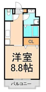 ヴィレヂ・ハピネス8【2階】の間取り