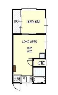 ミル・ファミリア【1階】の間取り