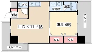 ノースヴィレッジ参番館【3階】の間取り