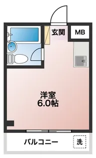 ウィステリア・コーポラス【2階】の間取り