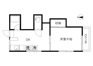 ミルフォードハイツ【1階】の間取り