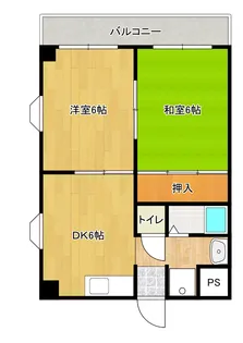 アネックスフジ【1階】の間取り