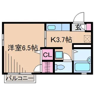 エルム篠原【2階】の間取り
